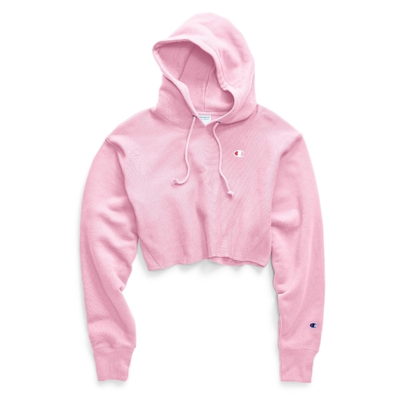 Champion Reverse Weave Cropped Cropped Hoodie Sweatshirt - Picture 6 of 10